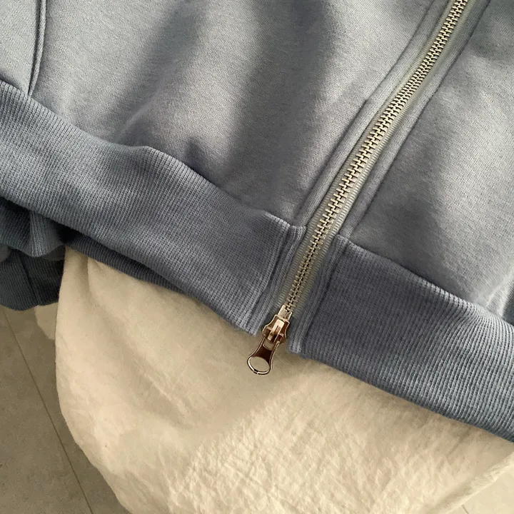 [기모/6color] 마일드 데일리 오버핏 투웨이 무지 후드집업 상세 이미지 39