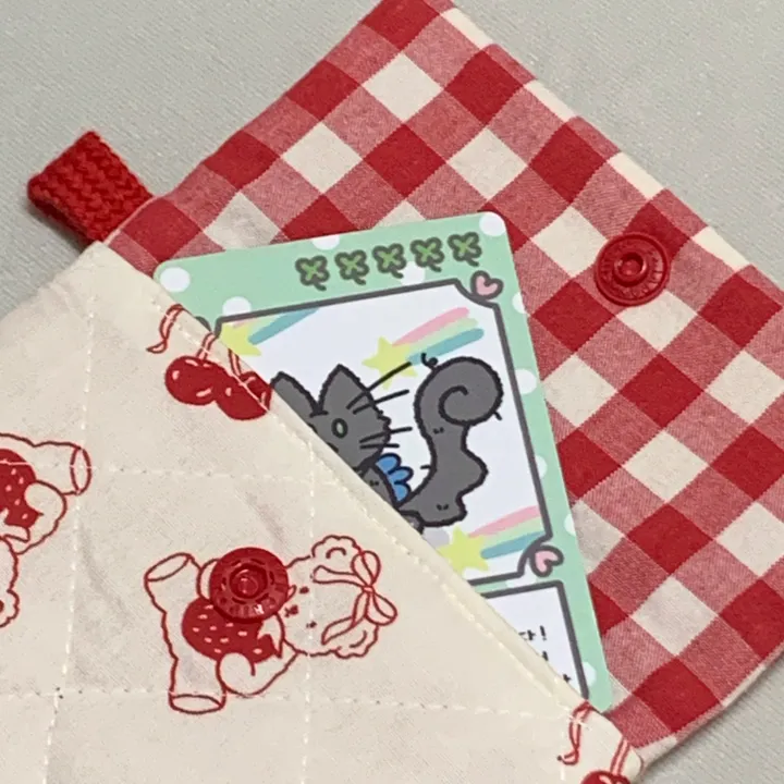 [핸드메이드] 레드베어 카드지갑 상세 이미지 6