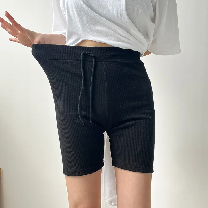 쫀쫀 스판 스트링 4부 골지 레깅스 3color 상세 이미지 42