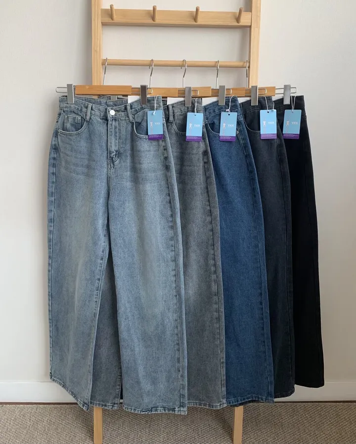 ~2XL [기장선택/인생데님!] 프리미엄 워싱 빈티지 롱 와이드 데님 팬츠 키작녀 키큰녀 기장선택 봄 가을 사계절 상세 이미지 28