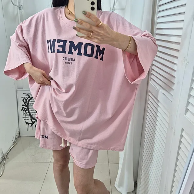 [4COLOR/~3XL] 오버핏 모먼트 트레이닝세트 상세 이미지 21