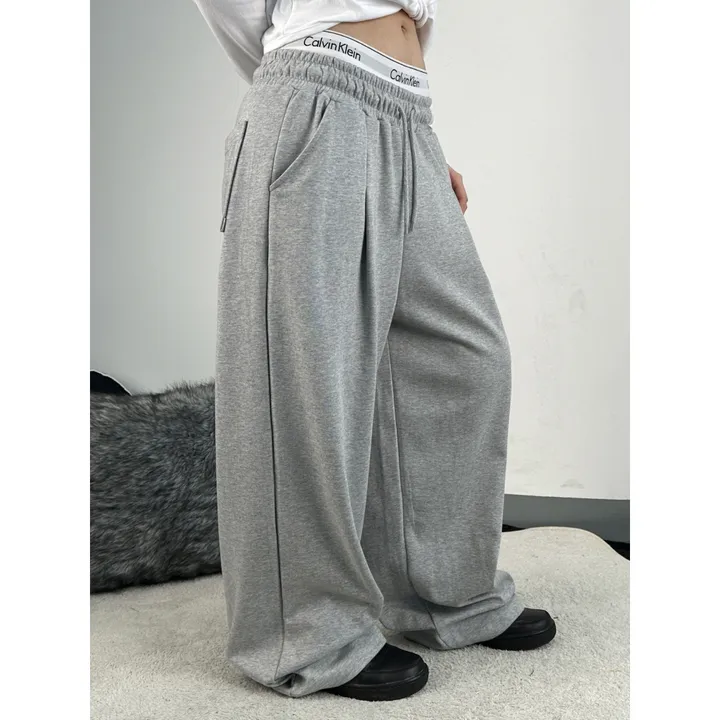 기모선택❤️[UNISEX/기획특가/4size!]올데이 원턱 라인 루즈 와이드 트레이닝 팬츠(2color) 상세 이미지 20