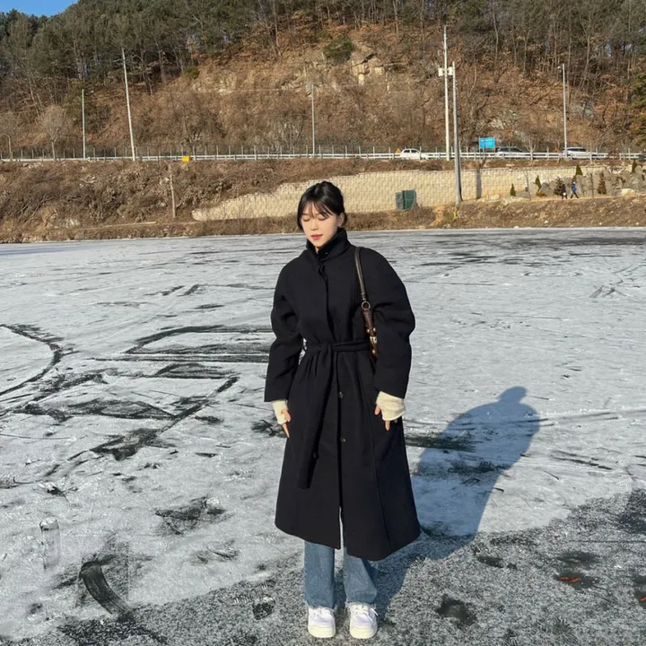 [워머SET/재진행‍🔥] 러블리 보들 울 핸드 워머 니트 세트 루즈핏 트임 반팔 니트티 라운드넥 토시 니트투피스 상세 이미지 32