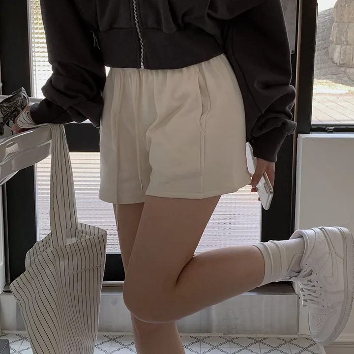 [주문폭주🎉/높은봉제퀄리티] 하루 심플 밴딩 트레이닝 숏팬츠 반바지 - pt 상세 이미지 24