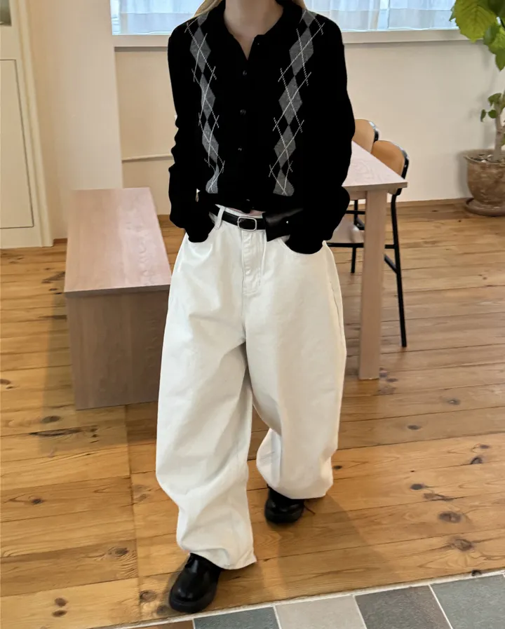 콜리 아가일 카라 가디건 상세 이미지 36