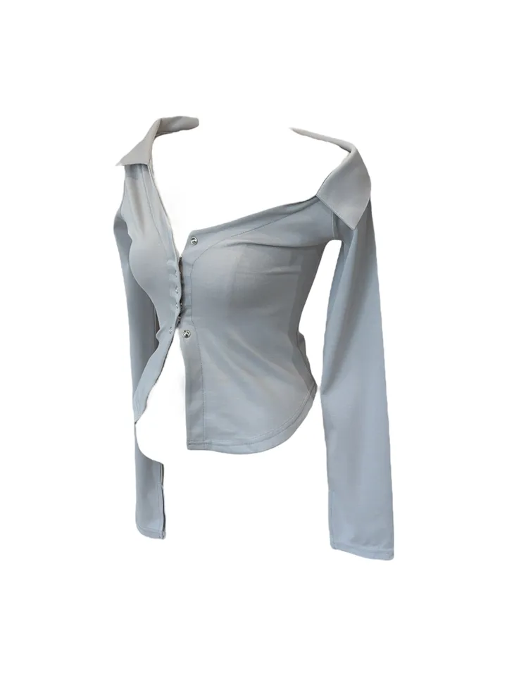 Kitzha deep v-neck blouse cardigan 키츠하 딥 브이넥 블라우스 가디건 상세 이미지 24