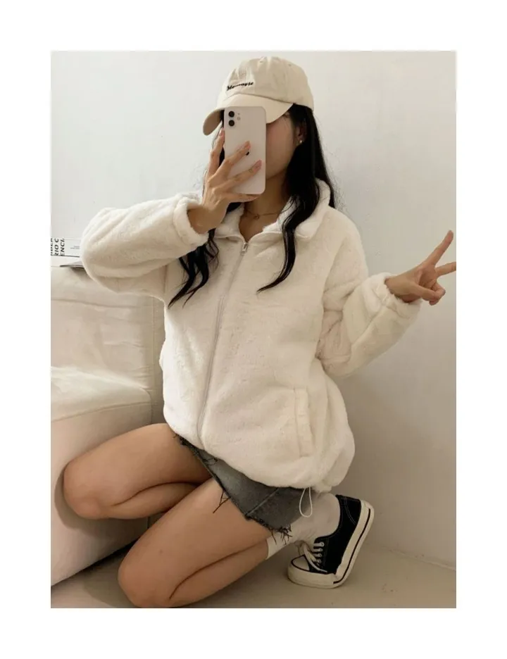 [ 보온템 ❤️‍🔥/ 겨울 필수템 ❄️ ] 코지 양털 플리스 4color 상세 이미지 13