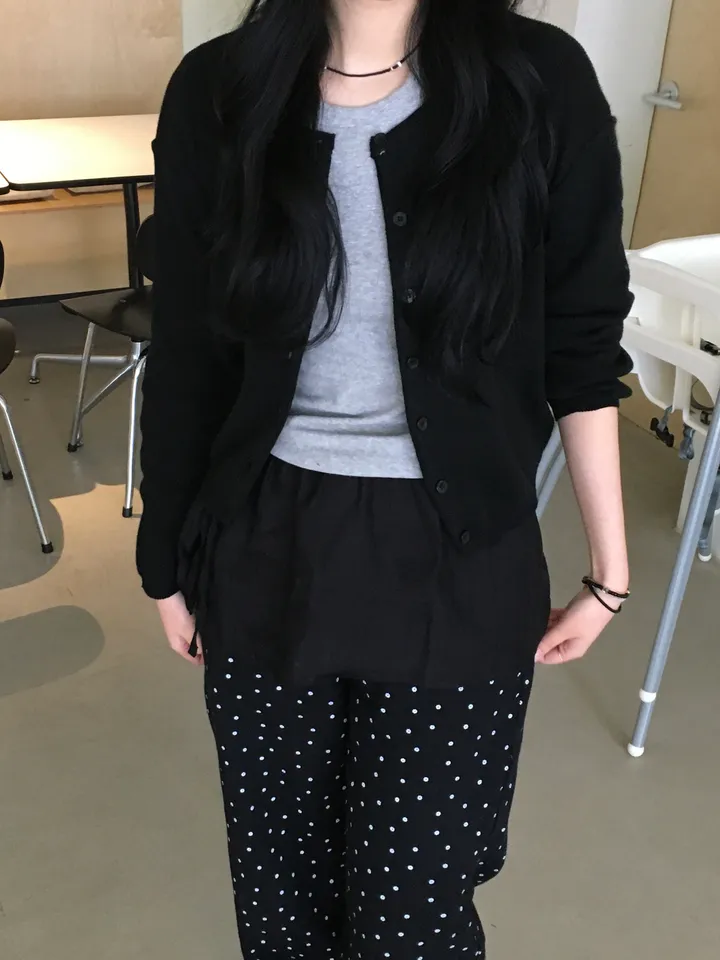 [문의폭주/봄신상💕] 데일리 포근 라운드 니트 가디건 (3color) 상세 이미지 5