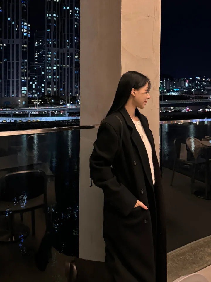 나인  프리미엄 울 맥시 코트 2color. 상세 이미지 28