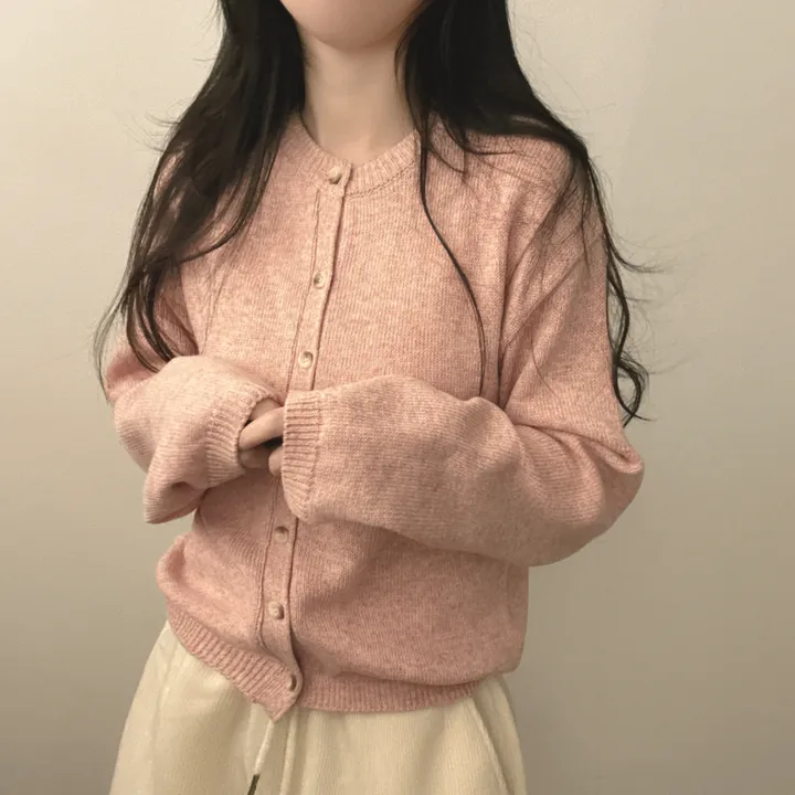 [캐시울10%/여유핏~!] 퀄리티 높은 봄 데일리 니트 가디건 6color 상세 이미지 11