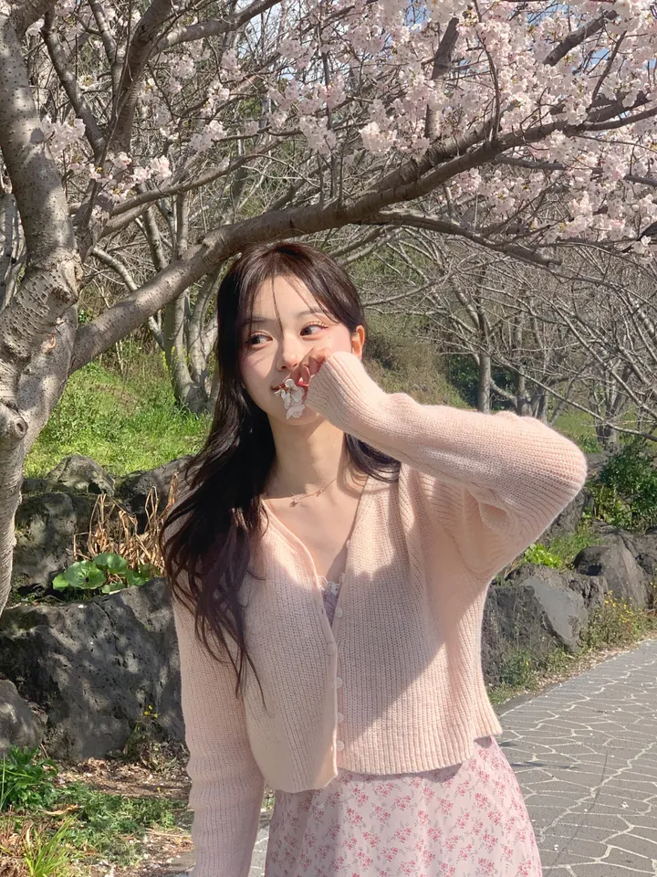 [MADE][봄필수템💕/벚꽃룩/데이트룩🎀] 로제 스프링 하찌 가디건 (7color) 상세 이미지 34
