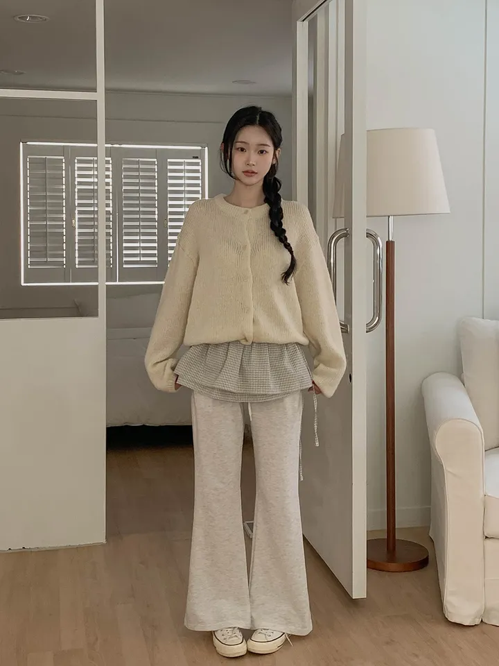 [울함유] 러버블 루즈핏 라운드넥 긴팔 가디건 4colors 상세 이미지 11