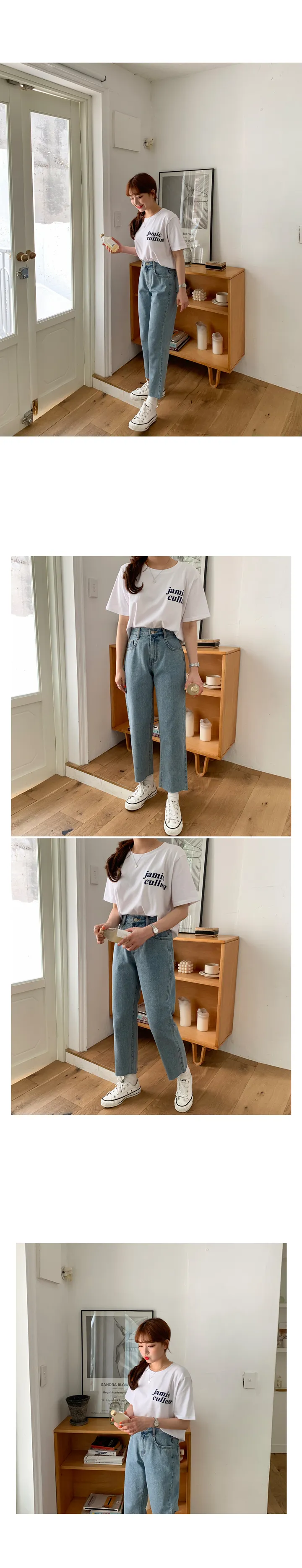 '당일발송'[landmade]인생핏키작녀썸머데님일자팬츠 (2color)'S-XL사이즈' 상세 이미지 78
