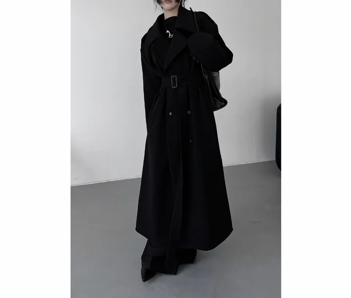 [unisex] trench wool collar coat 상세 이미지 13