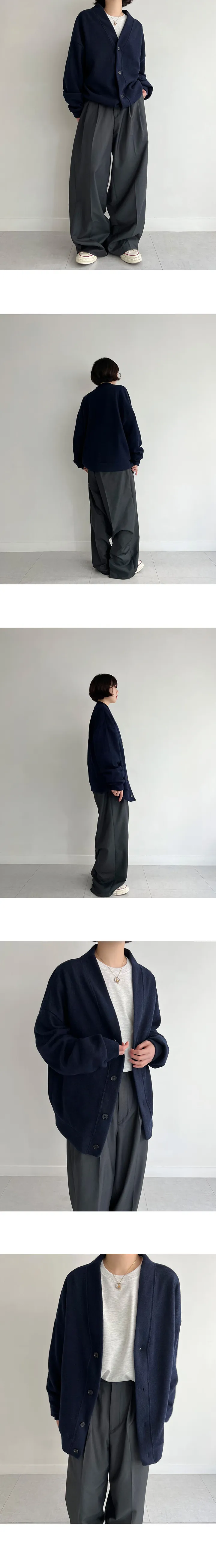 [unisex] 바카 오버핏 가디건 (6color) 상세 이미지 8