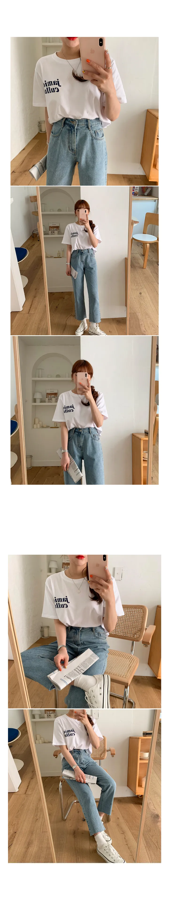 '당일발송'[landmade]인생핏키작녀썸머데님일자팬츠 (2color)'S-XL사이즈' 상세 이미지 80