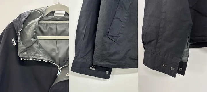 [UNISEX]라코 컬러 배색 포인트 빈티지 후드 야상 점퍼 자켓(3color) 상세 이미지 36