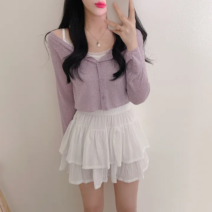 [인기상품] 토이 린넨 크롭 가디건 (4color) 상세 이미지 6