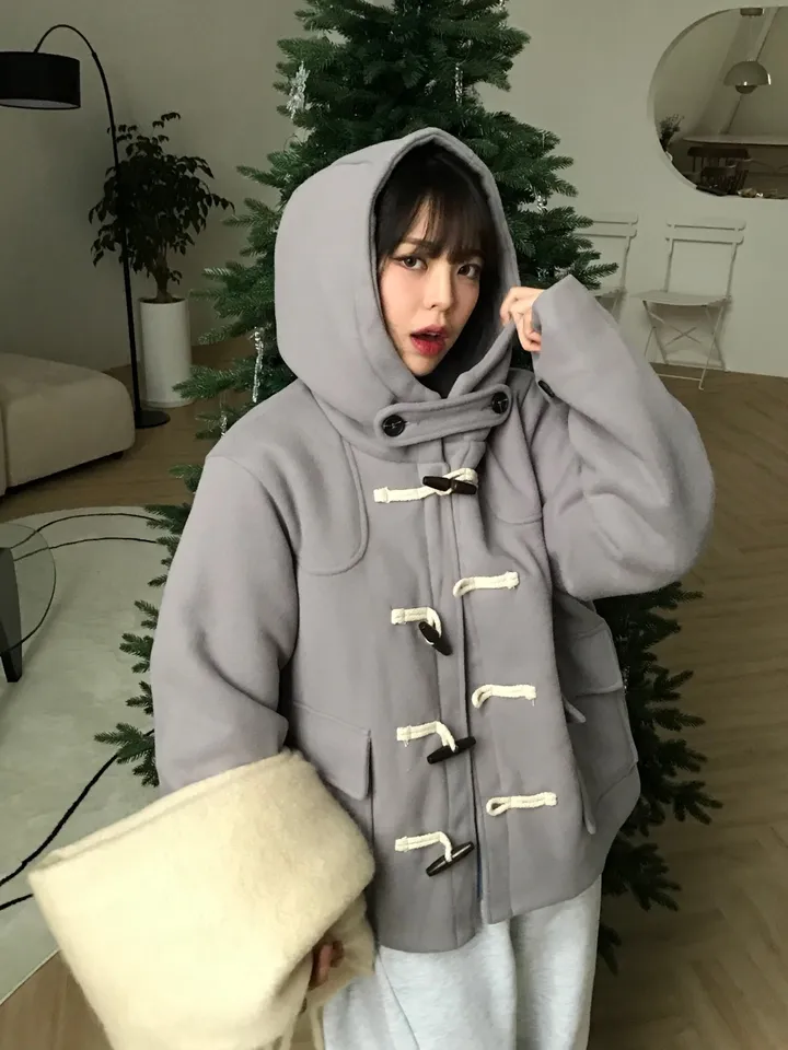 Pleasure duffle short coat 플레저 더플 숏 떡볶이 코트 상세 이미지 16