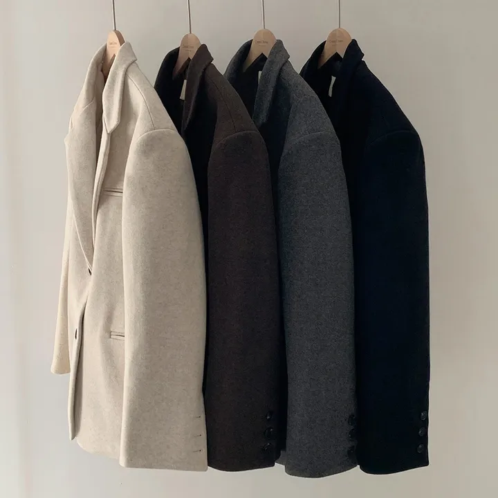 [wool100%/브랜드공정]  윈터 싱글 투버튼 카라 리얼 울 자켓 블레이저 - jk 상세 이미지 94