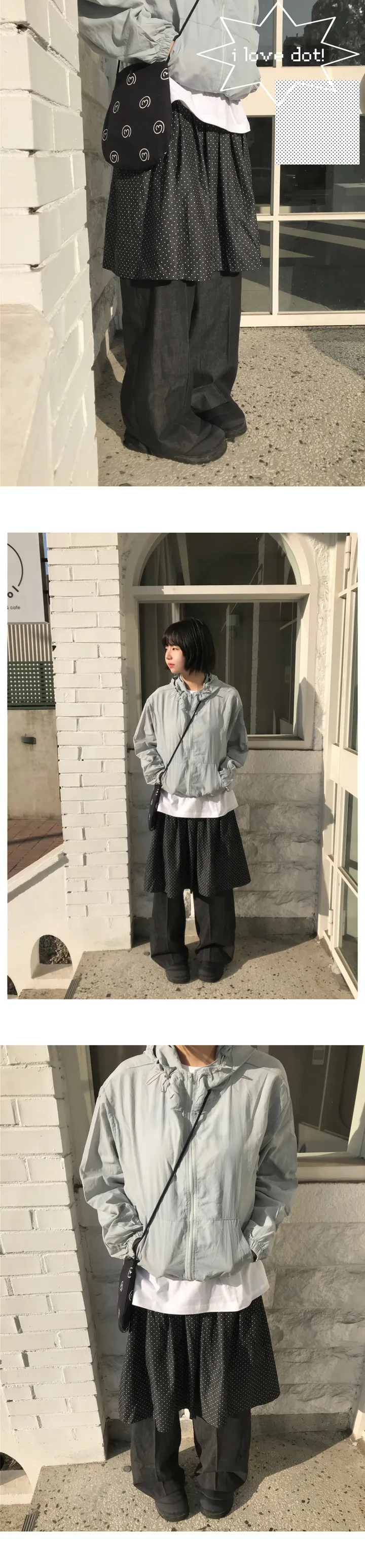 [ 당일발송 ] 후드 바람막이 점퍼 (5 color) 상세 이미지 6