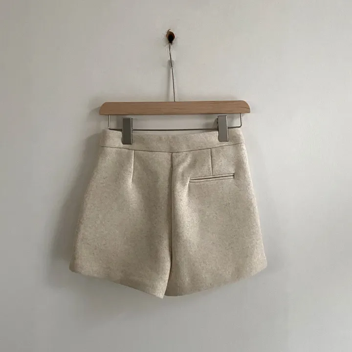[말라핏/울함유!] 도톰따뜻 모직 숏팬츠,슬랙스 - 3color 상세 이미지 38