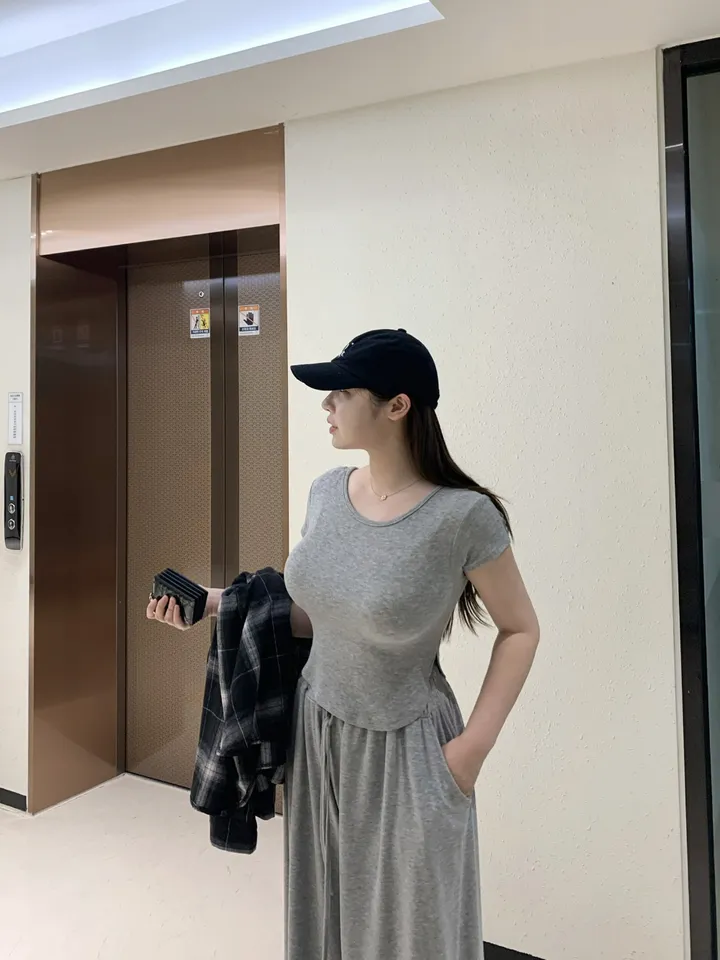 후리 훌 핀턱 와이드 트레이닝 팬츠 상세 이미지 14