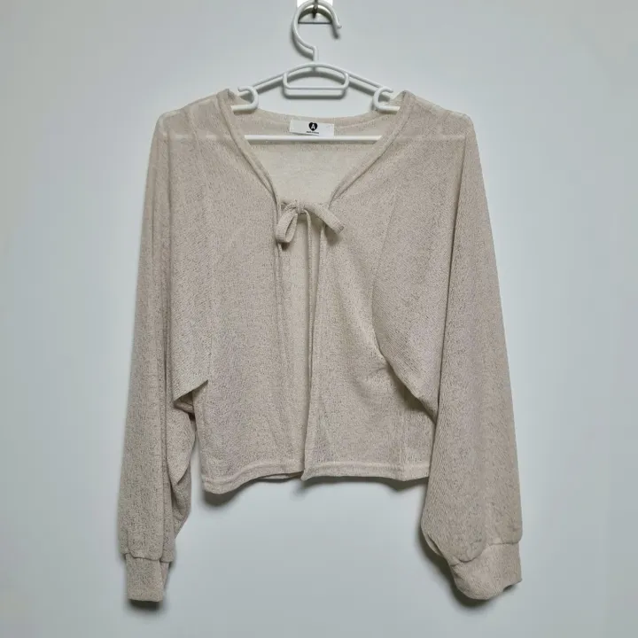 [최저가✨/핏보장] 국내제작 여름 살탐방지 팔뚝커버 리본 볼레로 시스루 여름 가디건 (3color) 상세 이미지 16