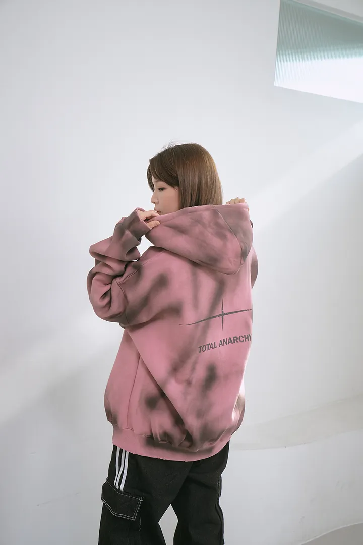 [UNISEX] 빈티지 워싱 더티 투웨이 후드집업 크롭 워싱  피그먼트 오버핏  핸드워머  커플룩 스트릿룩 빈티지룩 남여공용 유니섹스 크롭집업  빅사이즈 유니크 봄신상신상 물나염 상세 이미지 46