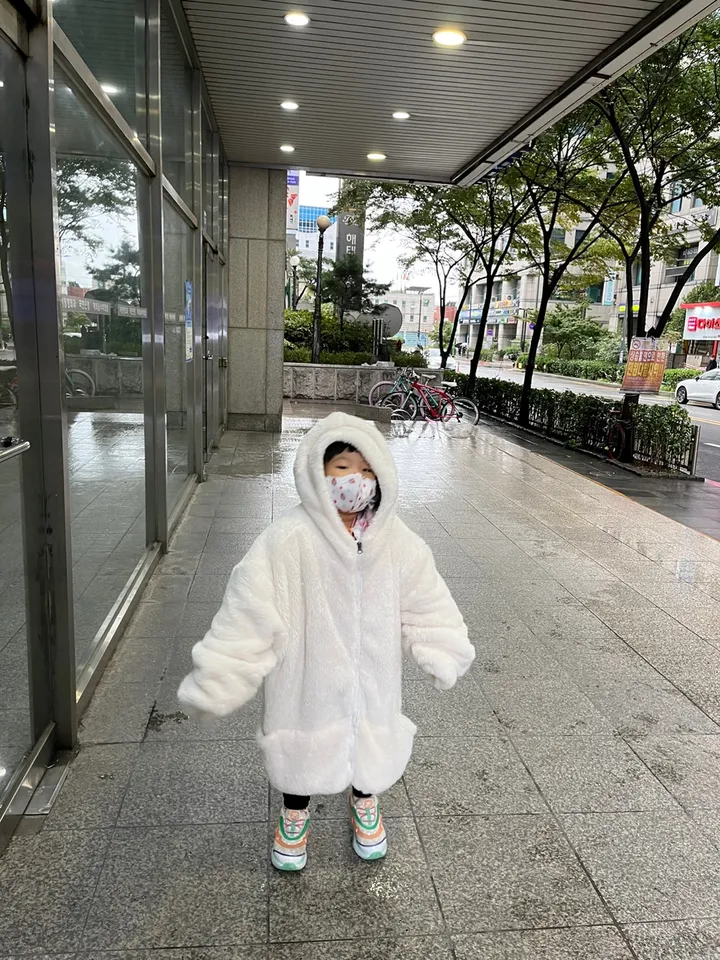 3size 남녀공용 커플룩 양털 후리스 후드집업 2color 상세 이미지 18