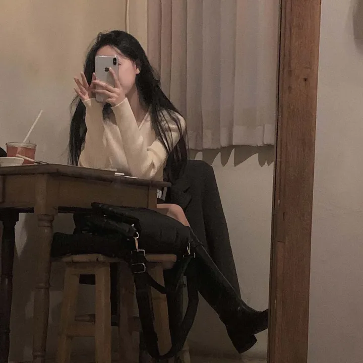 [4계절필수 디자인/연그레이 당일출고✨] 자체제작 #크치Made 젤리 버튼 트임 브이넥 골지 겨울 니트 긴팔티셔츠 - nt 상세 이미지 42