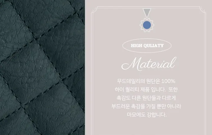 [최저가/당일발송] 지폐O 동전O 퀼팅 스퀘어 양면 반지갑 상세 이미지 4
