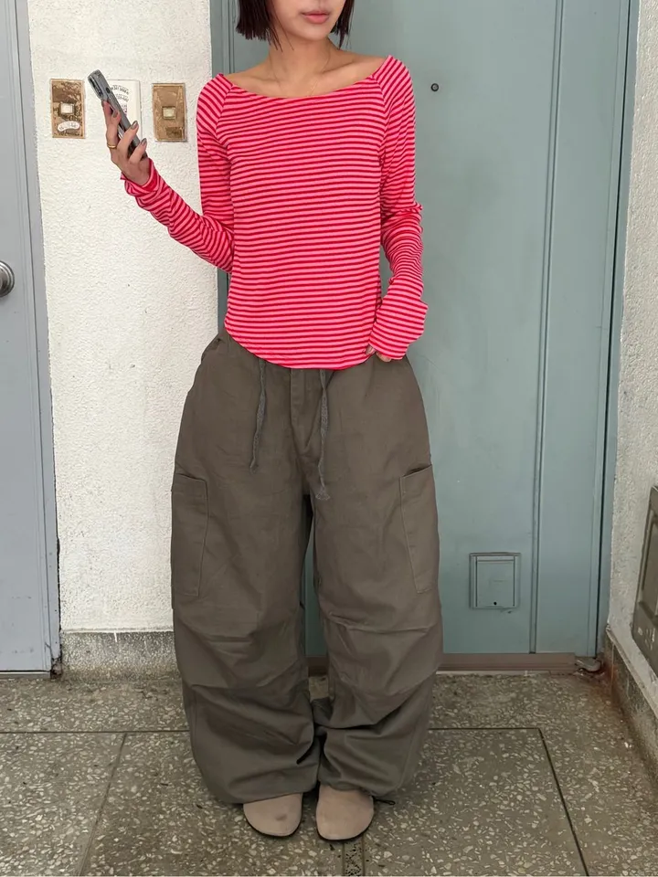 미오 패치 카고 팬츠 - 3 color 상세 이미지 15