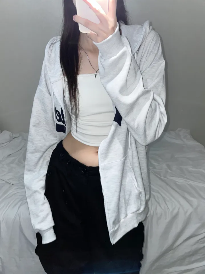 [unisex/쭈리] 디나 데일리 투웨이 오버핏 후드집업 (4color) 상세 이미지 8