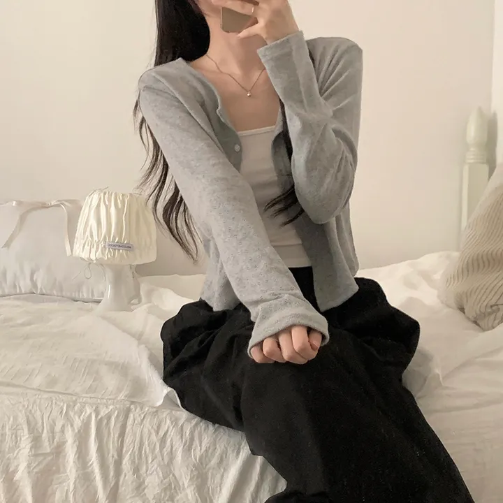 로로 펀칭 가디건 (8color) 상세 이미지 125