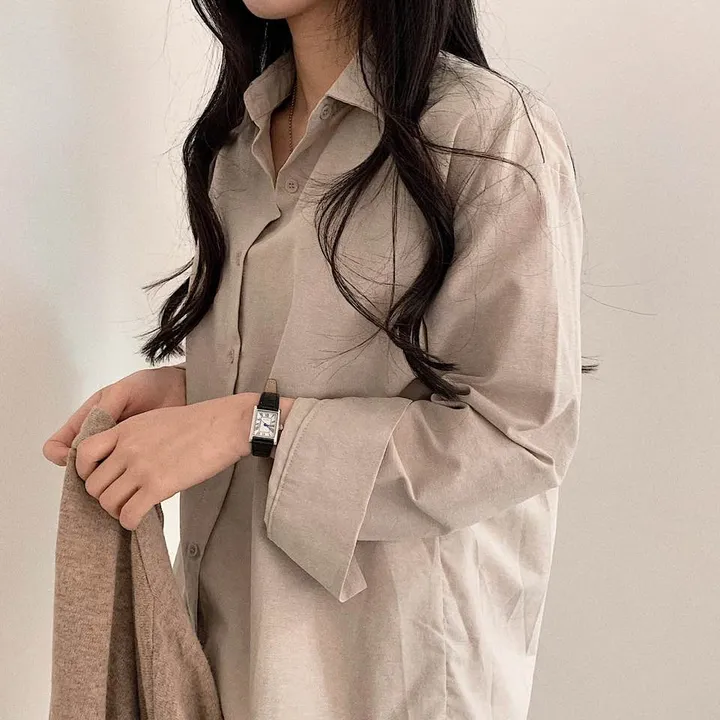 [컬러추가] 고급스러운, 옥스포드 박시핏 셔츠;7col 상세 이미지 42
