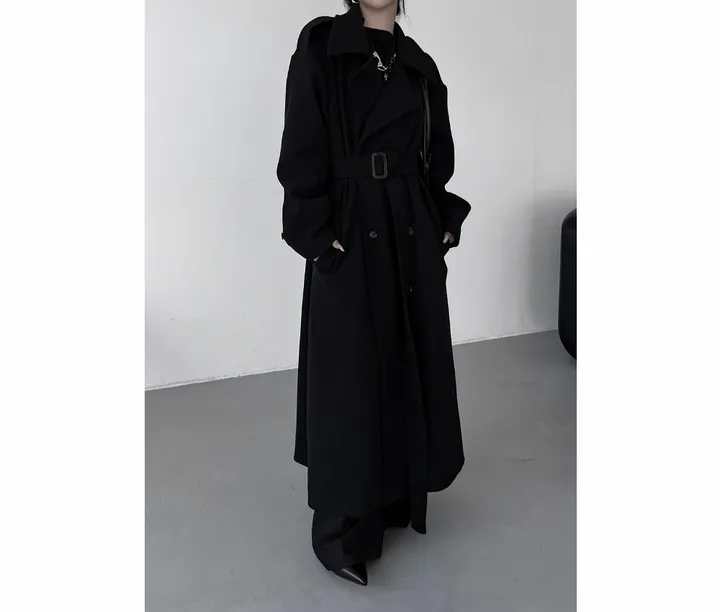[unisex] trench wool collar coat 상세 이미지 11