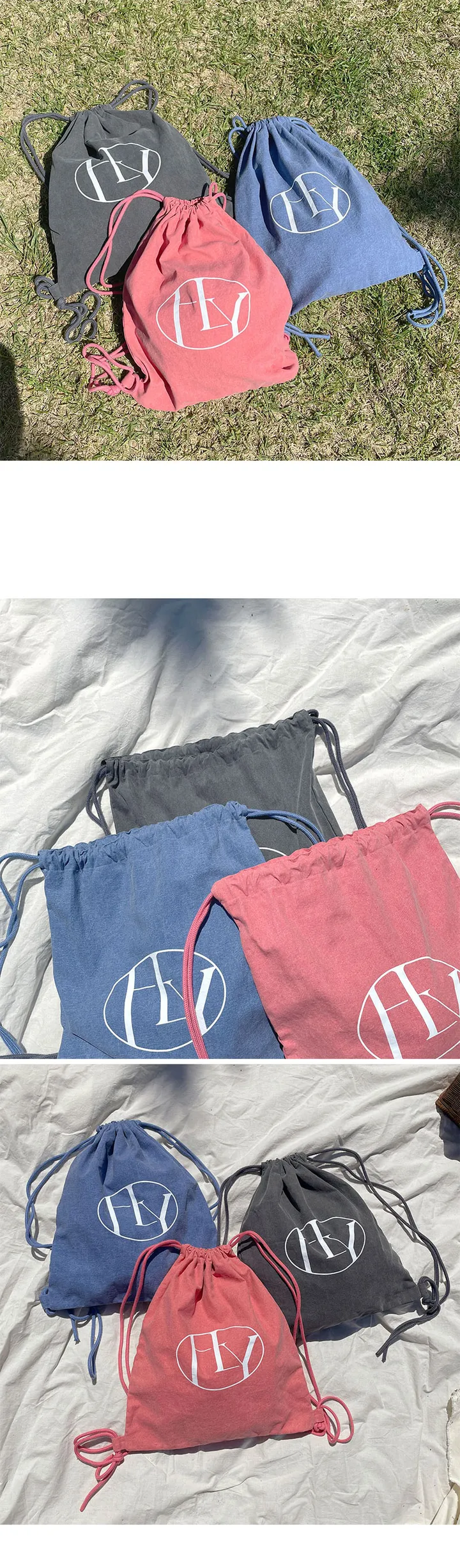 [MADE][데일리/여행가방!] 피그먼트 홀리 복조리백 보부상백 백팩 상세 이미지 16