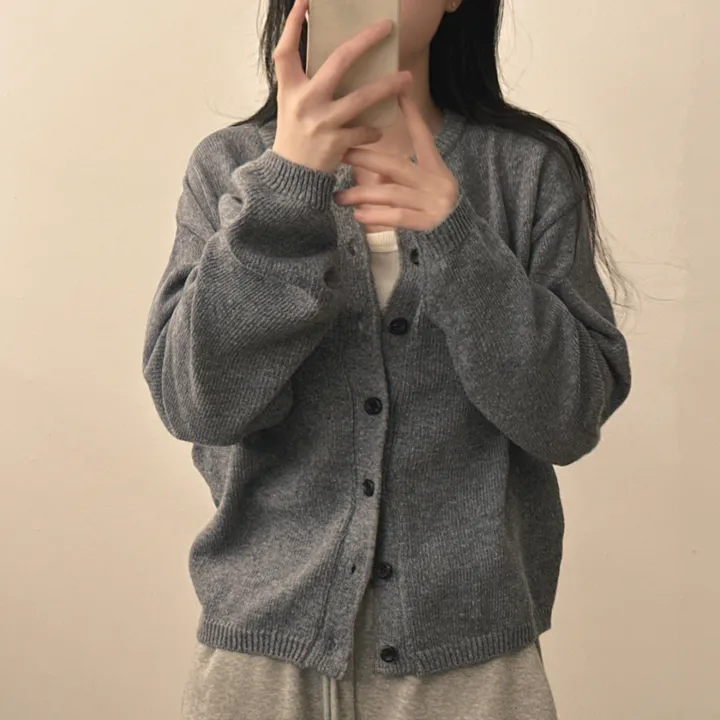 [캐시울10%/여유핏~!] 퀄리티 높은 봄 데일리 니트 가디건 6color 상세 이미지 21