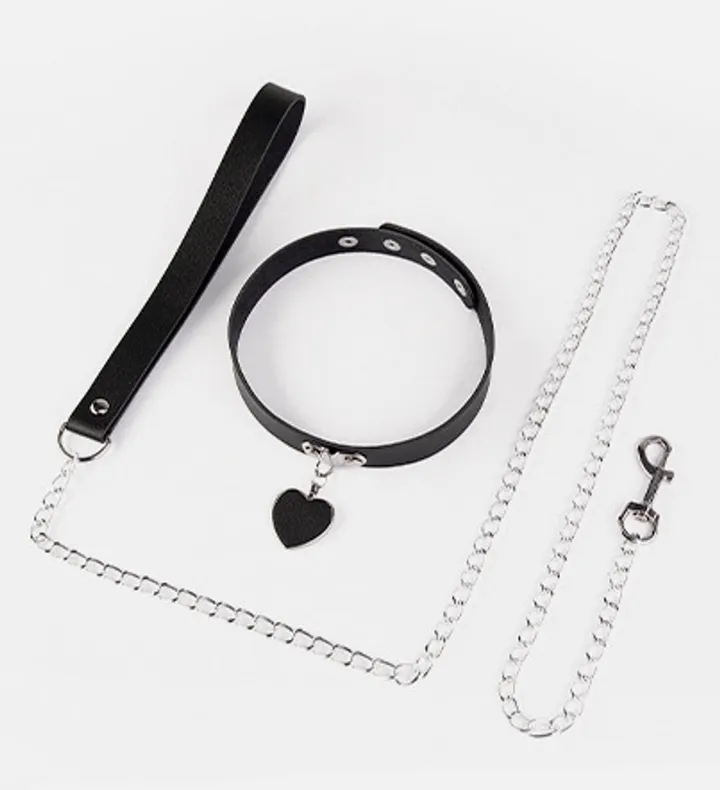 주폭 [초커+목줄세트]키치 하트,포켓걸,실버벨 초커 남자친구 이벤트남친선물 이벤트소품 코스프레소품 목줄초커 초커세트 상세 이미지 23