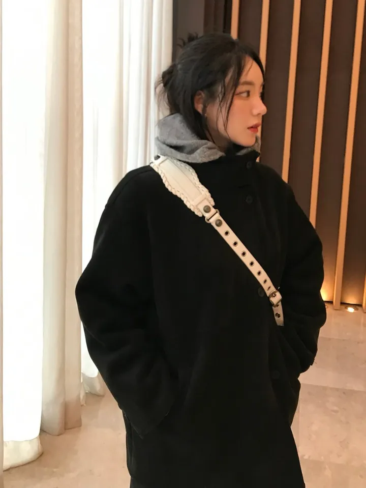 [하객룩💖] 스웨이드 무스탕 하프코트 (2c) 상세 이미지 24