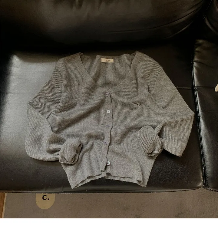 [made/기본필수!/잘록핏] 델리 브이넥 잘록 가디건 봄가디건 하객룩 봄신상 상세 이미지 30