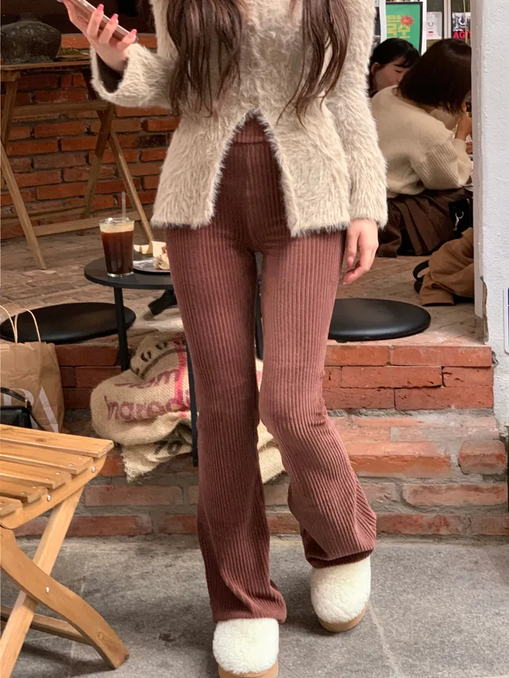 [-3kg 왜안사템/문의폭주] 벨로아 골덴 슬림 부츠컷 팬츠 상세 이미지 33