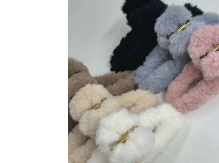 [추가금x/1피스3700원 3피스7700원 6피스 10000원] 11cm 퍼 집게핀 색상변경가능 상세 이미지 10