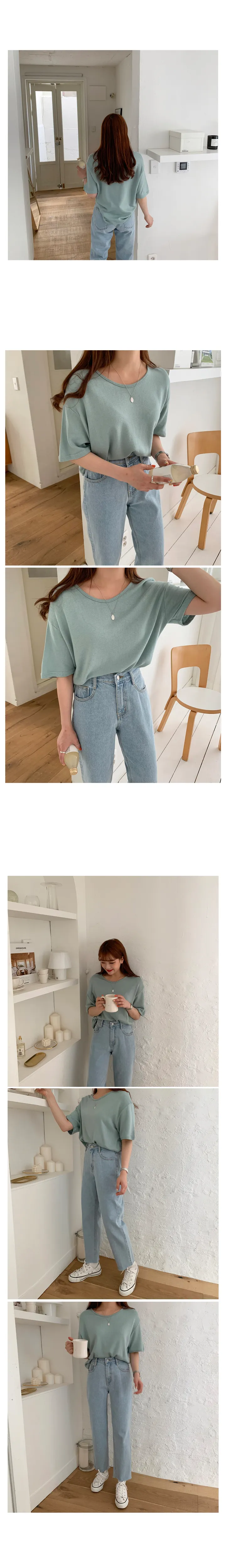 '당일발송'[landmade]인생핏키작녀썸머데님일자팬츠 (2color)'S-XL사이즈' 상세 이미지 49