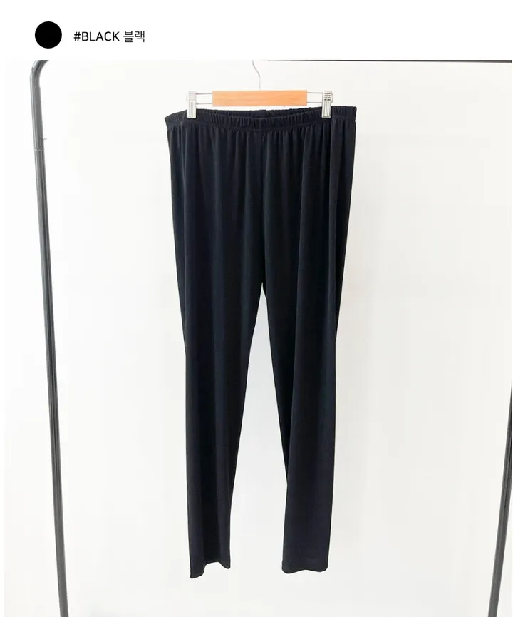 (F-3XL/5size) 히든레깅스 진짜진짜 편한 폴리 레깅스 빅사이즈 하비추천 무발 신축성짱 120이상 가능 상세 이미지 7