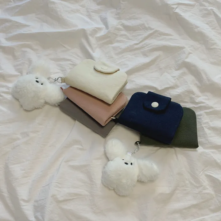 [버스카드바로가능/지폐 카드 동전수납]워싱무지 폴더 카드동전지갑 상세 이미지 3