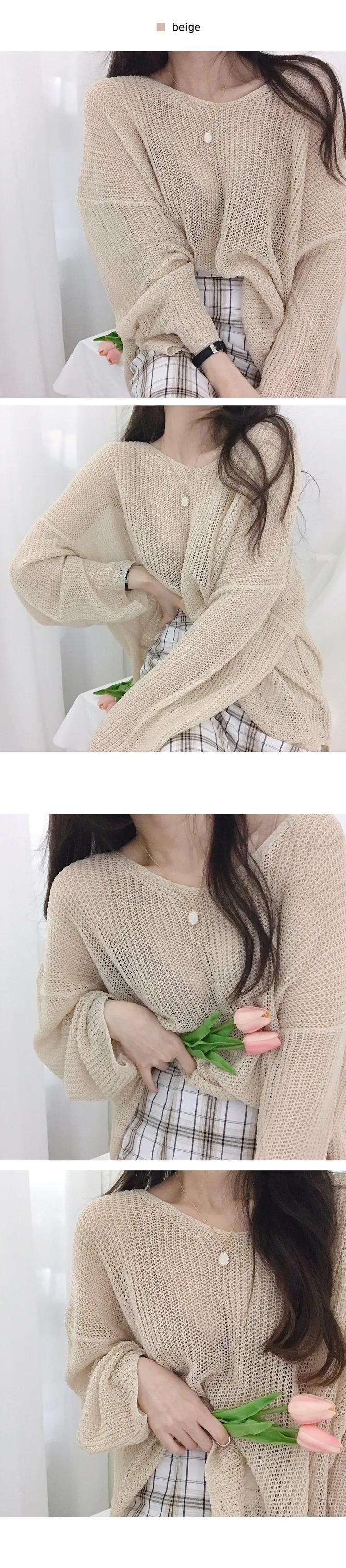 [2장구매시할인]사랑스러워 브이넥 니트 상세 이미지 6