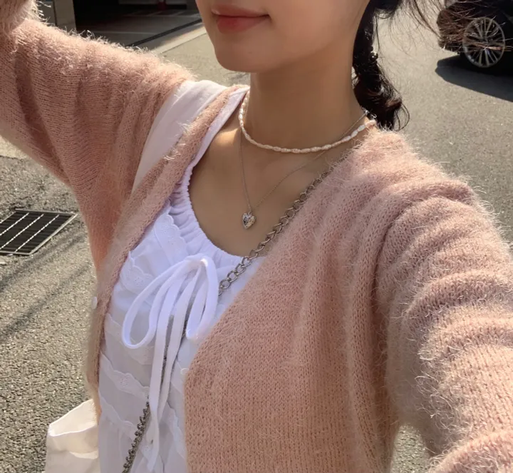당일발송 !![솔잎🌿/모델추천] 솔잎 포근 투버튼 긴팔 가디건 (4color) 상세 이미지 31