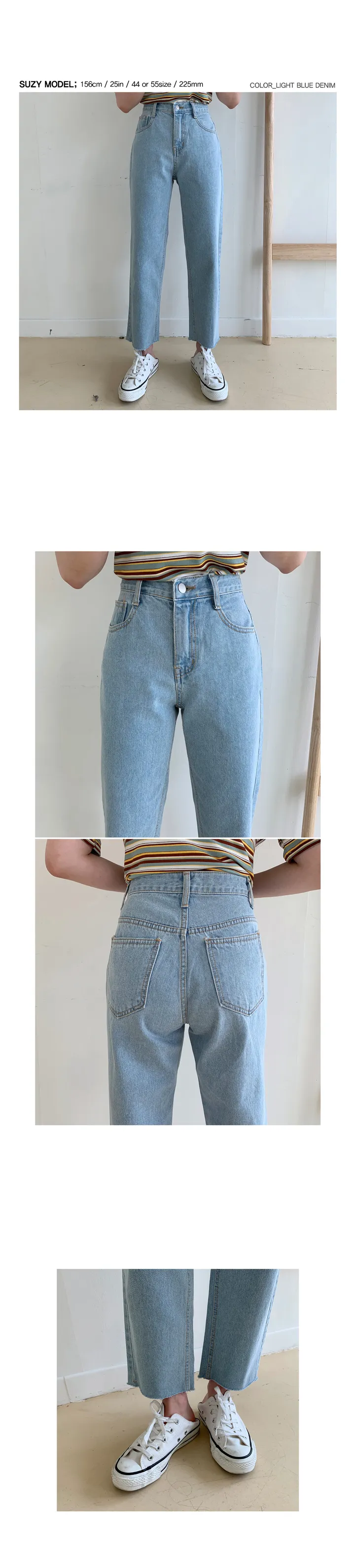 '당일발송'[landmade]인생핏키작녀썸머데님일자팬츠 (2color)'S-XL사이즈' 상세 이미지 61